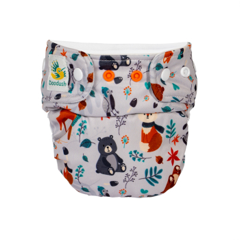 Doodush 2.0 (Doppel-PUL) Überhöschen für Prefolds und Faltwindeln OneSize (ca. 4-16 Kilo)